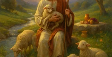En los pastos del Pastor Una guía espiritual basada en el Salmo 23 y Jesús como el Buen Pastor